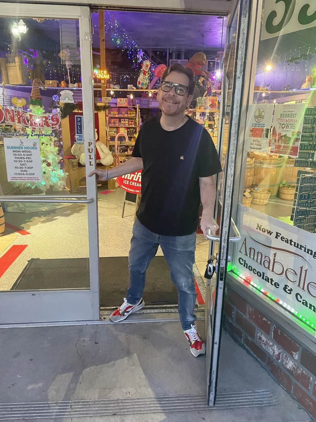 Tony Windle standing in the doorway of T.W. BONKERS