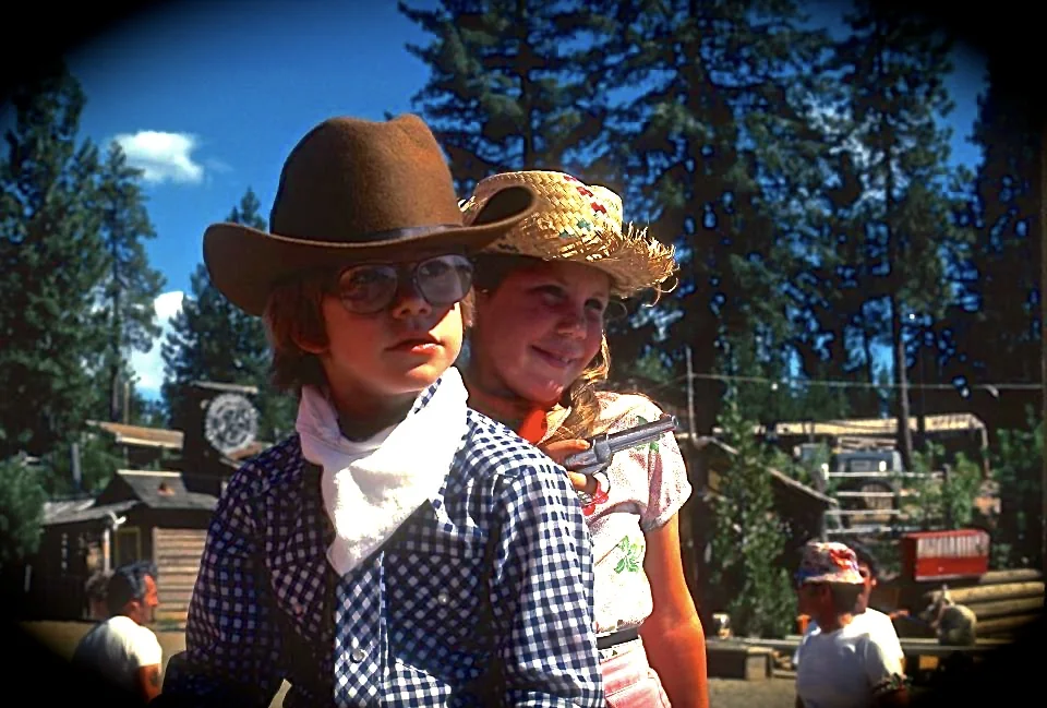 Tony Windle as a child in western clothing