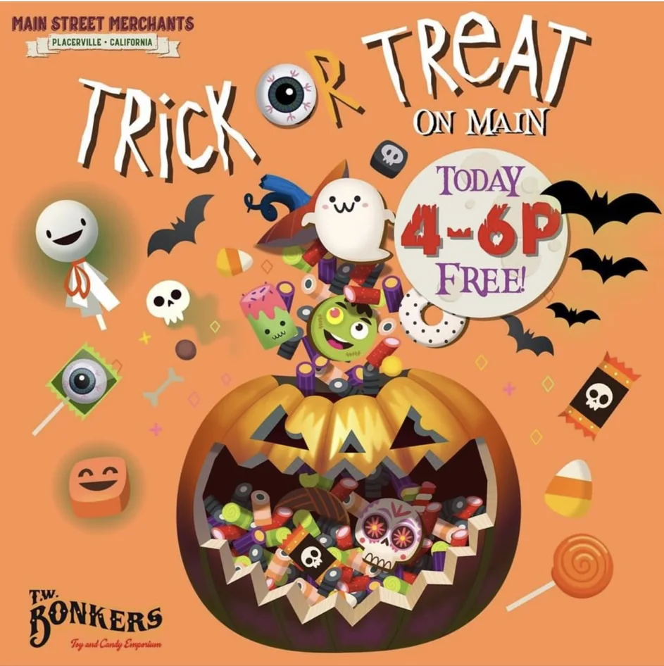 Trick or Treat on Main artwork designed by Tony Windle